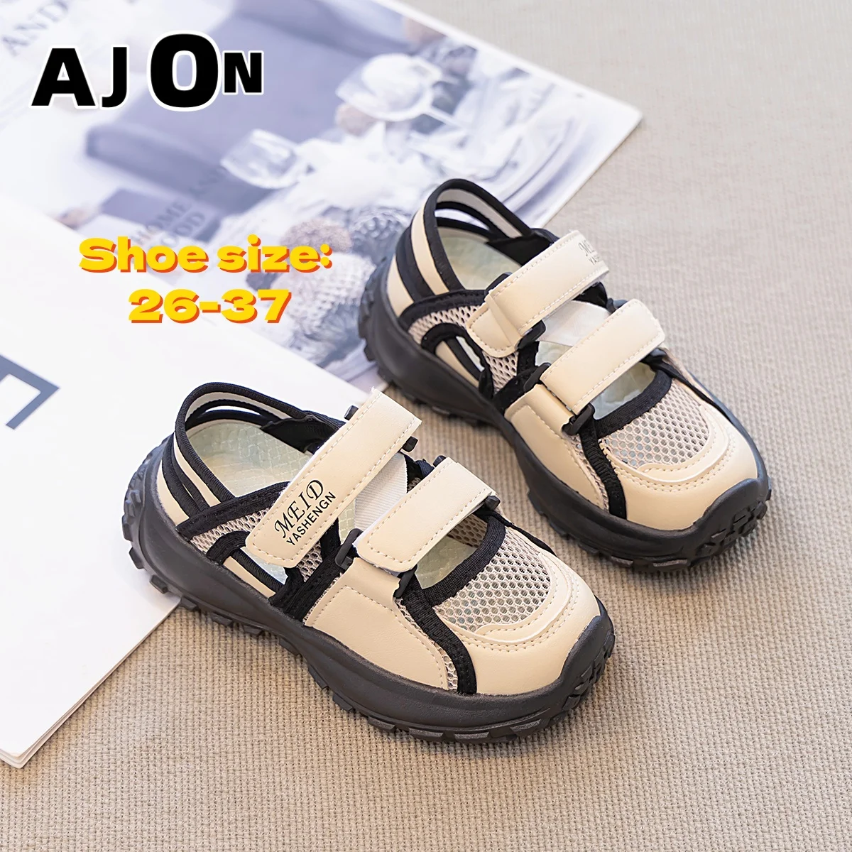 Single-net children's shoes, girls' sports shoes, breathable beach shoes in summer, children's leisure running out shoes
Single-net children's shoes, girls' sports shoes, breathable beach shoes in summer, children's leisure running out shoes