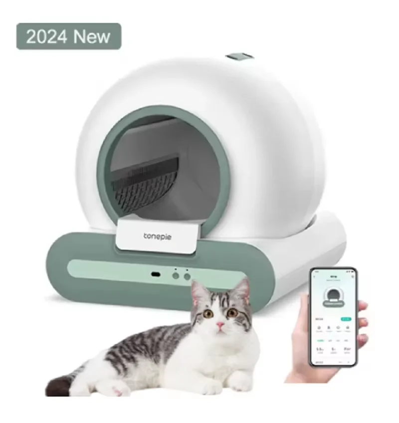 2025 TONEPTE 2.0 Smart Self-Cleaning Litter Box-65L Capacity App Control Mess-Free Design for Cats Revolutionize Your Cats
2025 TONEPTE 2.0 Smart Self-Cleaning Litter Box-65L Capacity App Control Mess-Free Design for Cats Revolutionize Your Cats