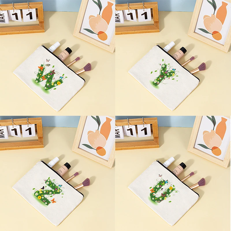Flower and Butterfly Letter Pattern Series Canvas Makeup Bag Large Capacity Bag Multi functional Storage Bag Women's Handbag
Flower and Butterfly Letter Pattern Series Canvas Makeup Bag Large Capacity Bag Multi functional Storage Bag Women's Handbag