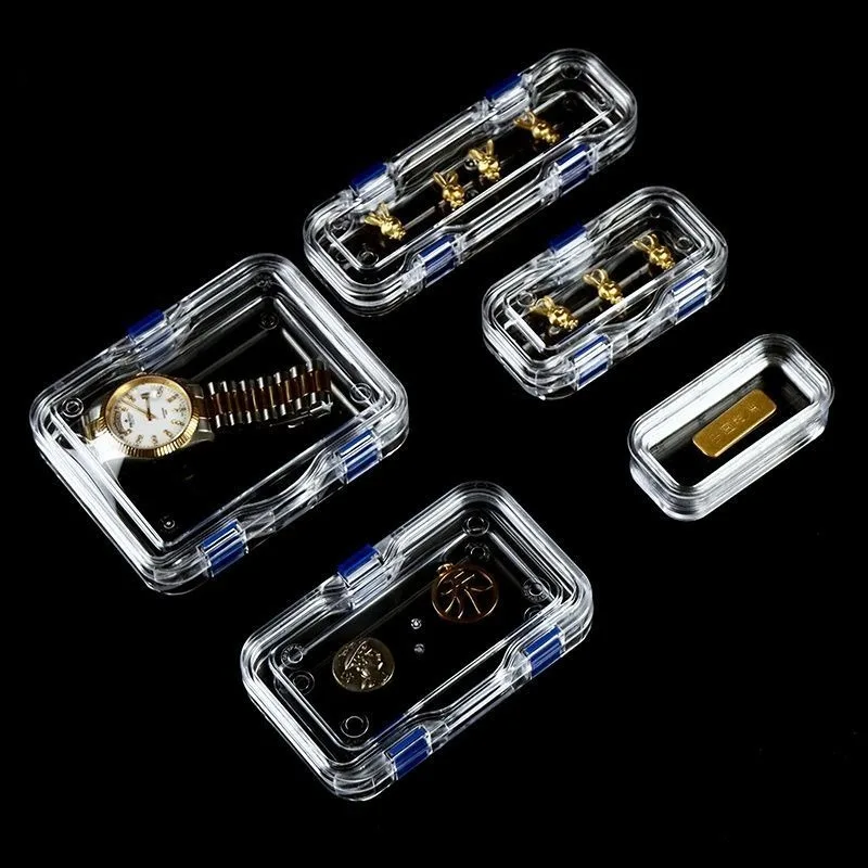 Transparent Dustproof Jewelry Box Miniature Portable Trinket Storage Box Multipurpose Watches Boxes Home Antioxidation Ring Case
Transparent Dustproof Jewelry Box Miniature Portable Trinket Storage Box Multipurpose Watches Boxes Home Antioxidation Ring Case
