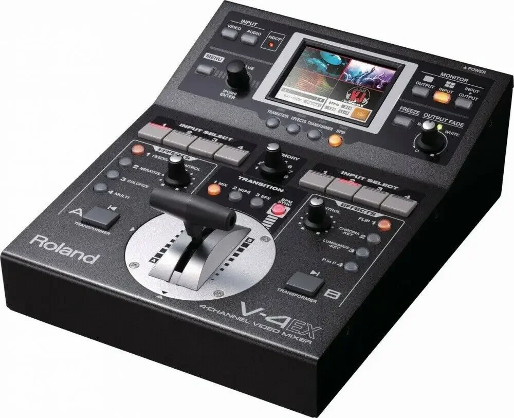 Summer discount of 50% Roland V-4EX four-channel digital video mixer with effects V4EX V-4 EX 632
Summer discount of 50% Roland V-4EX four-channel digital video mixer with effects V4EX V-4 EX 632