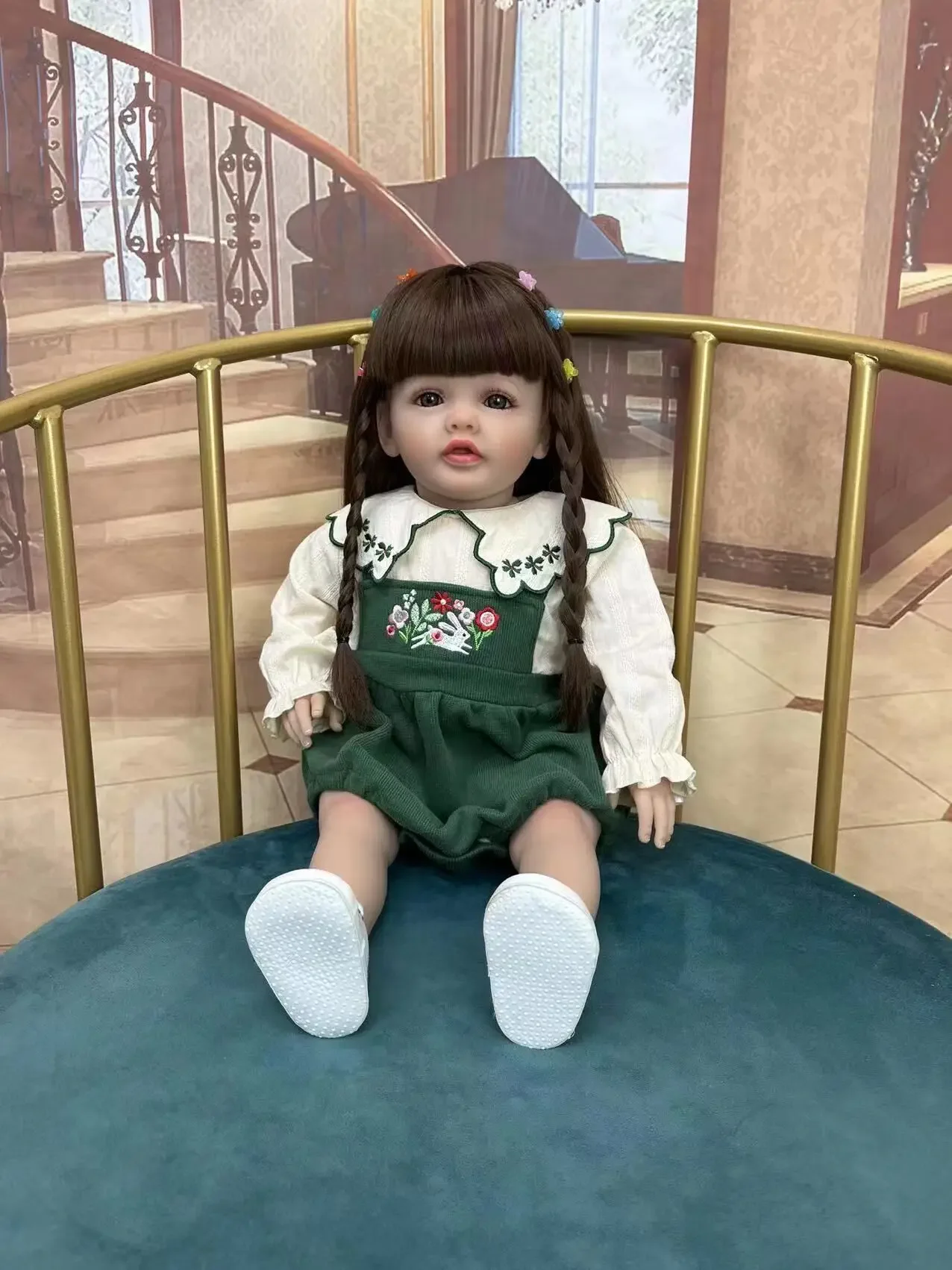 24inch Betty Soft Cloth Body Reborn Toddler Girl Princess Doll Lifelike Soft Touch Baby Doll Gifts for Children
24inch Betty Soft Cloth Body Reborn Toddler Girl Princess Doll Lifelike Soft Touch Baby Doll Gifts for Children
