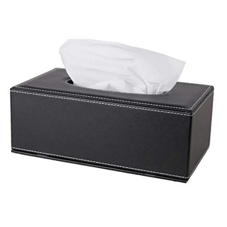 High-end Fashion PU Leather Tissue Box Holder with lid, Rectangular Napkin Facial Tissues Holder Dispenser, Home Office Car Tis
High-end Fashion PU Leather Tissue Box Holder with lid, Rectangular Napkin Facial Tissues Holder Dispenser, Home Office Car Tis