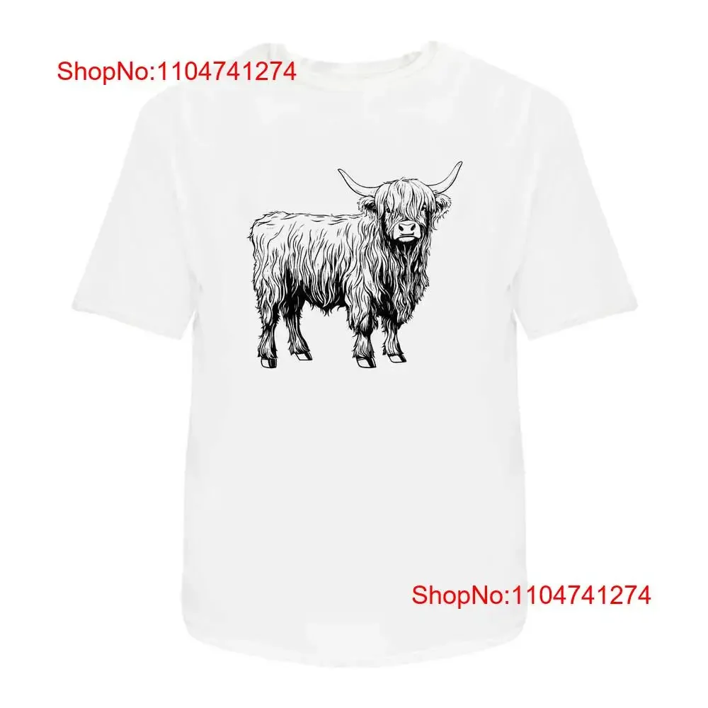 'Highland Cow Standing' Cotton T Shirt TA051586 vintage Washed Versatile Comfortable Stylish Slightly Breathable Soft
'Highland Cow Standing' Cotton T Shirt TA051586 vintage Washed Versatile Comfortable Stylish Slightly Breathable Soft