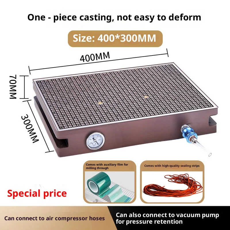 CNC vacuum suction cup sealing strip integrated casting pressure-maintaining negative pressure adsorption platform
CNC vacuum suction cup sealing strip integrated casting pressure-maintaining negative pressure adsorption platform