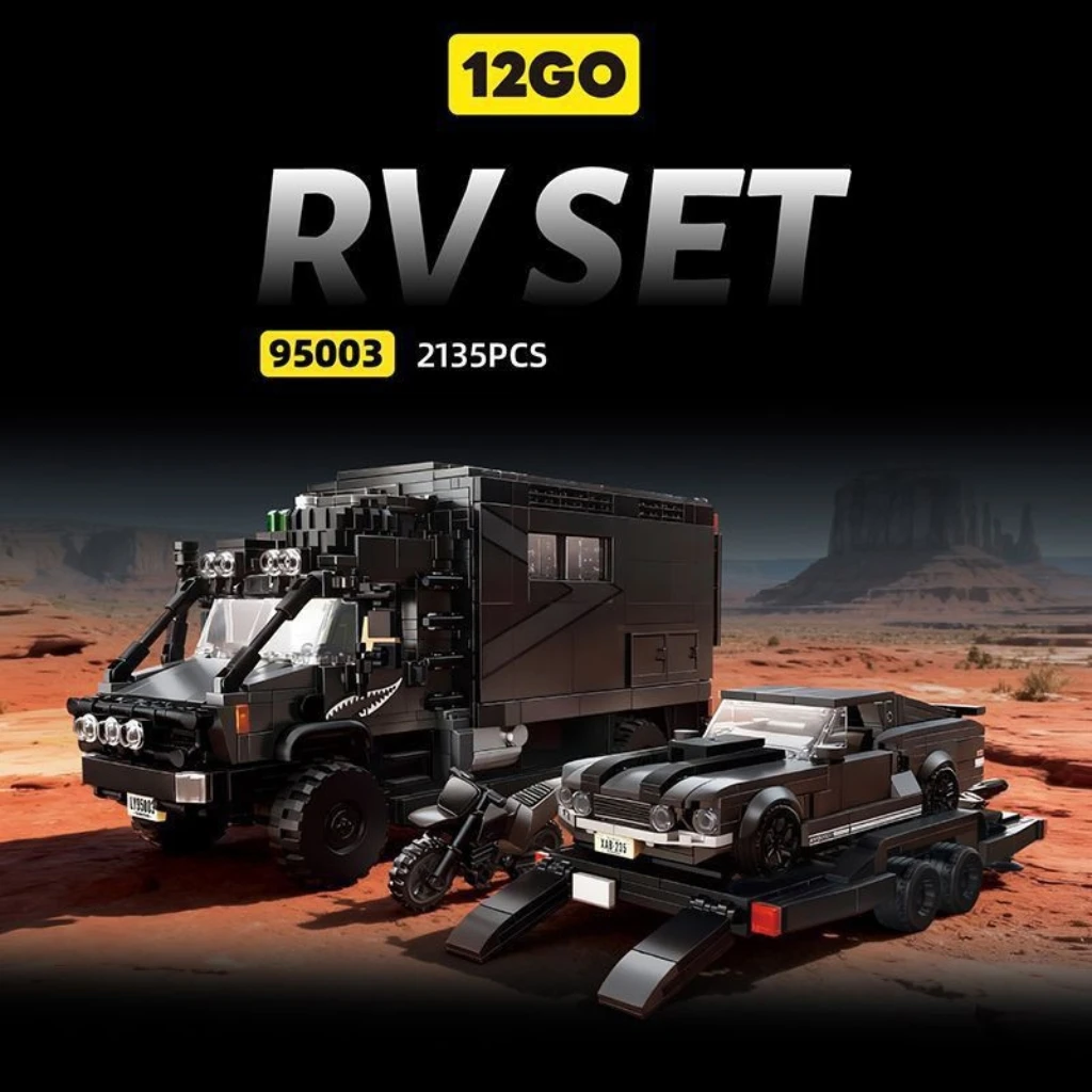 2026 New 12GO Racing Series All‑Terrain Off‑Road Camper RV Building Blocks MOC Technical Model Birthday Christmas Gifts
2026 New 12GO Racing Series All‑Terrain Off‑Road Camper RV Building Blocks MOC Technical Model Birthday Christmas Gifts