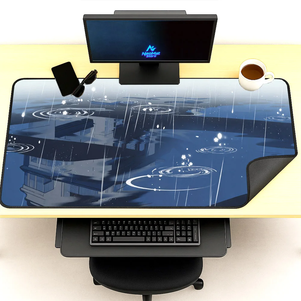 Anime Rainy City Aesthetic XXL Mouse Pad Stitched Edge Non-Slip Rubber Durable 900x600mm Thick Desk Mat for Gaming Office Laptop
Anime Rainy City Aesthetic XXL Mouse Pad Stitched Edge Non-Slip Rubber Durable 900x600mm Thick Desk Mat for Gaming Office Laptop