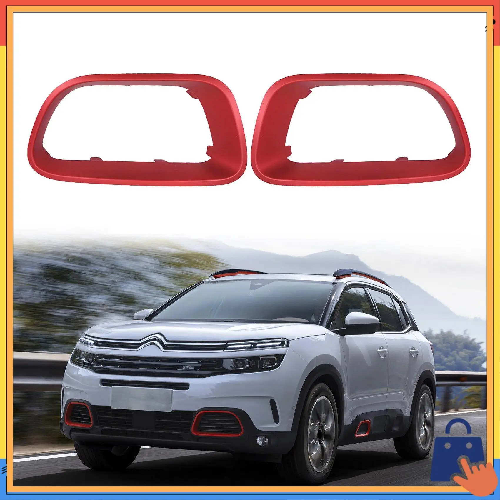 Upgraded 2Pcs Front Left Right Bumper Lower Center Grill Side Grilles Cover Trim For Citroen C5 Aircross 2017-2021
Upgraded 2Pcs Front Left Right Bumper Lower Center Grill Side Grilles Cover Trim For Citroen C5 Aircross 2017-2021