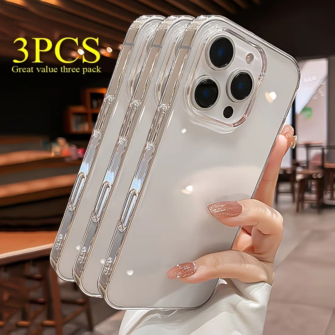 3PCS High Quality Acrylic Hard Transparent Phone Case For iPhone 17 Pro Max 16 15 14 13 12 11 Pro XS X XR 7 8 Plus 17 Air Cover
3PCS High Quality Acrylic Hard Transparent Phone Case For iPhone 17 Pro Max 16 15 14 13 12 11 Pro XS X XR 7 8 Plus 17 Air Cover