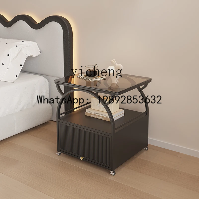 bedside table household bedroom small shelf light luxury high-end side cabinet
bedside table household bedroom small shelf light luxury high-end side cabinet