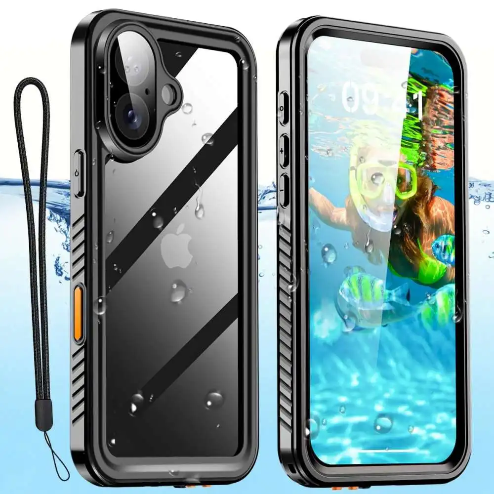 IP68 Waterproof Case for iPhone 16 15 14 13 12 11 Pro Max Plus 2024 Swimming Phone Shockproof Underwater Defender Full Cover
IP68 Waterproof Case for iPhone 16 15 14 13 12 11 Pro Max Plus 2024 Swimming Phone Shockproof Underwater Defender Full Cover