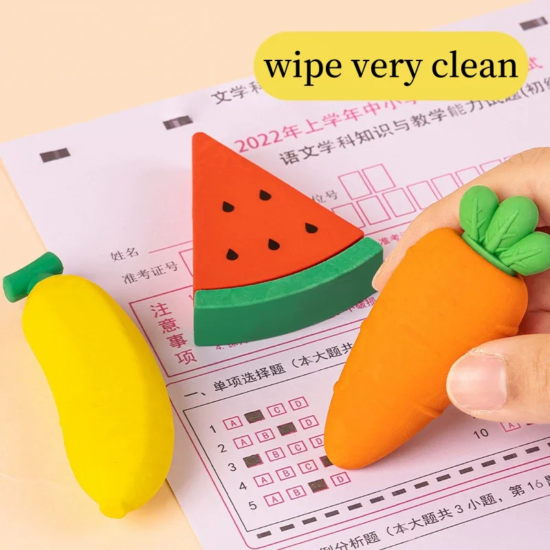 Cartoon Creative Fruit Eraser Pupils Exam Pencil Eraser Children's Stationery Painting Sketch Eraser School Kawaii
Cartoon Creative Fruit Eraser Pupils Exam Pencil Eraser Children's Stationery Painting Sketch Eraser School Kawaii