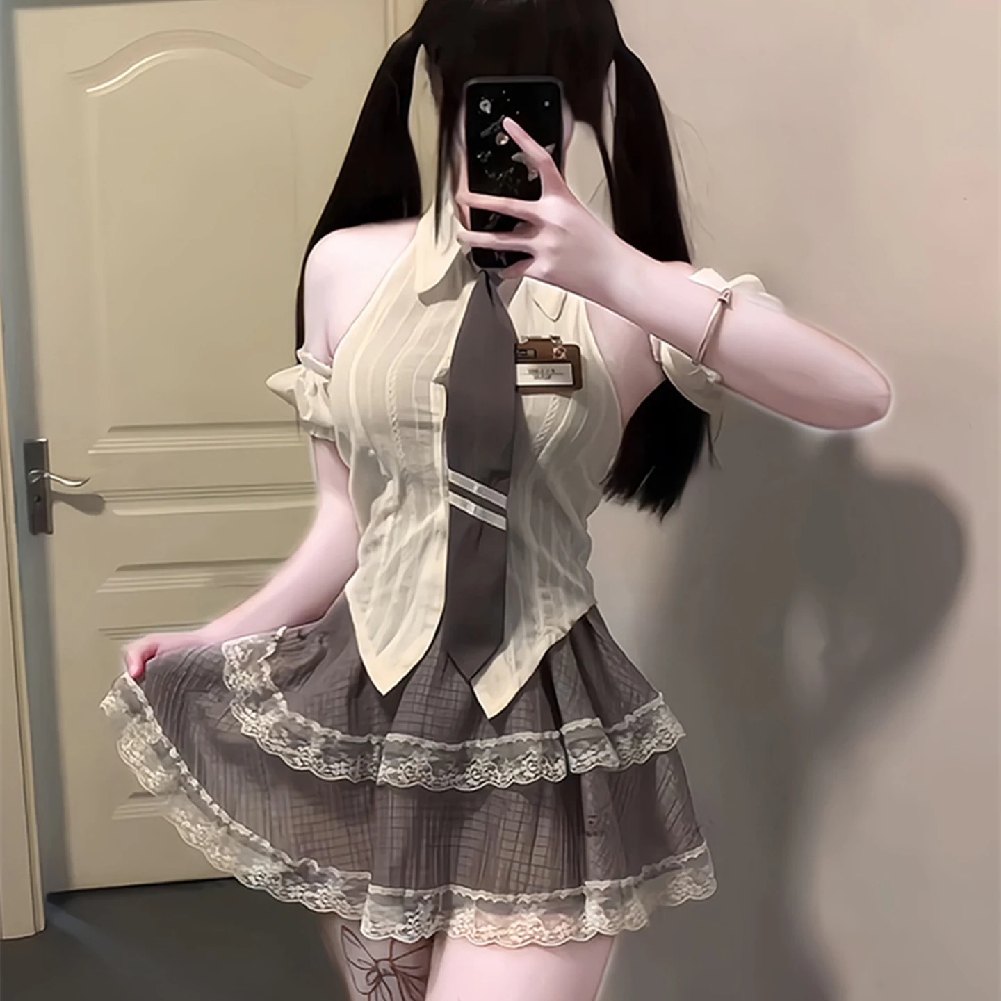 Japan/Korean Costume Schoolgirl Lingerie Girls School Women Sexy Cute Costumes Woman Cosplay Halloween Uniforms JK Clothing Sets
Japan/Korean Costume Schoolgirl Lingerie Girls School Women Sexy Cute Costumes Woman Cosplay Halloween Uniforms JK Clothing Sets