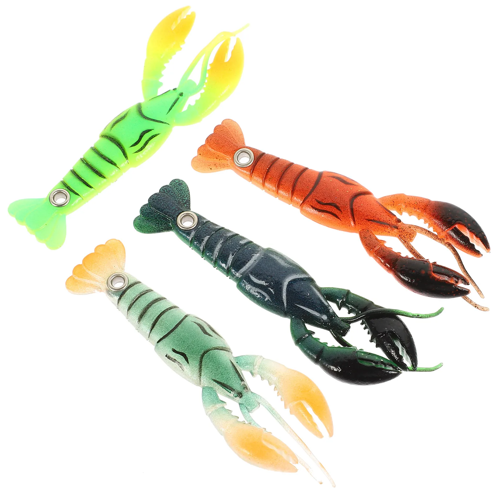 4pcs Crayfish Bait 95mm Soft Shrimp Lures Portable Fishing Baits Reusable Tackle Portable Fishing Baits Supplies
4pcs Crayfish Bait 95mm Soft Shrimp Lures Portable Fishing Baits Reusable Tackle Portable Fishing Baits Supplies