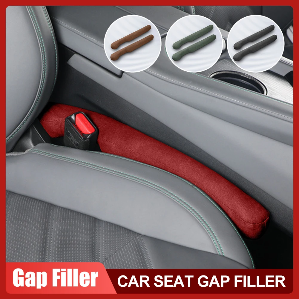 2PCS Universal Car Seat Gap Filler Suede Leather Gap Filler Plug Anti-Drop Center Console Seam Plug for Car SUV Truck Organizer
2PCS Universal Car Seat Gap Filler Suede Leather Gap Filler Plug Anti-Drop Center Console Seam Plug for Car SUV Truck Organizer