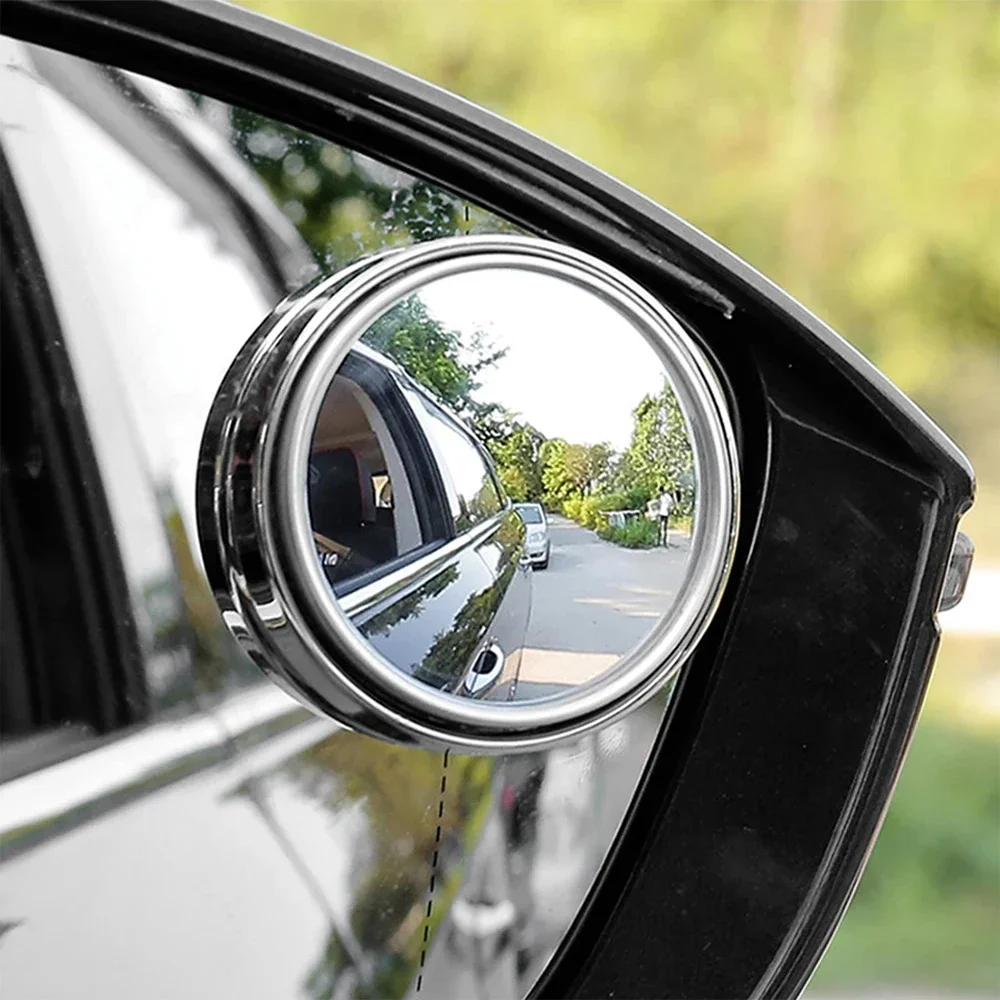 2Pcs Car 360 Degree Round Frame Convex Blind Spot Mirror Wide-angle Adjustable Clear Rearview Auxiliary Mirror Driving Safety
2Pcs Car 360 Degree Round Frame Convex Blind Spot Mirror Wide-angle Adjustable Clear Rearview Auxiliary Mirror Driving Safety