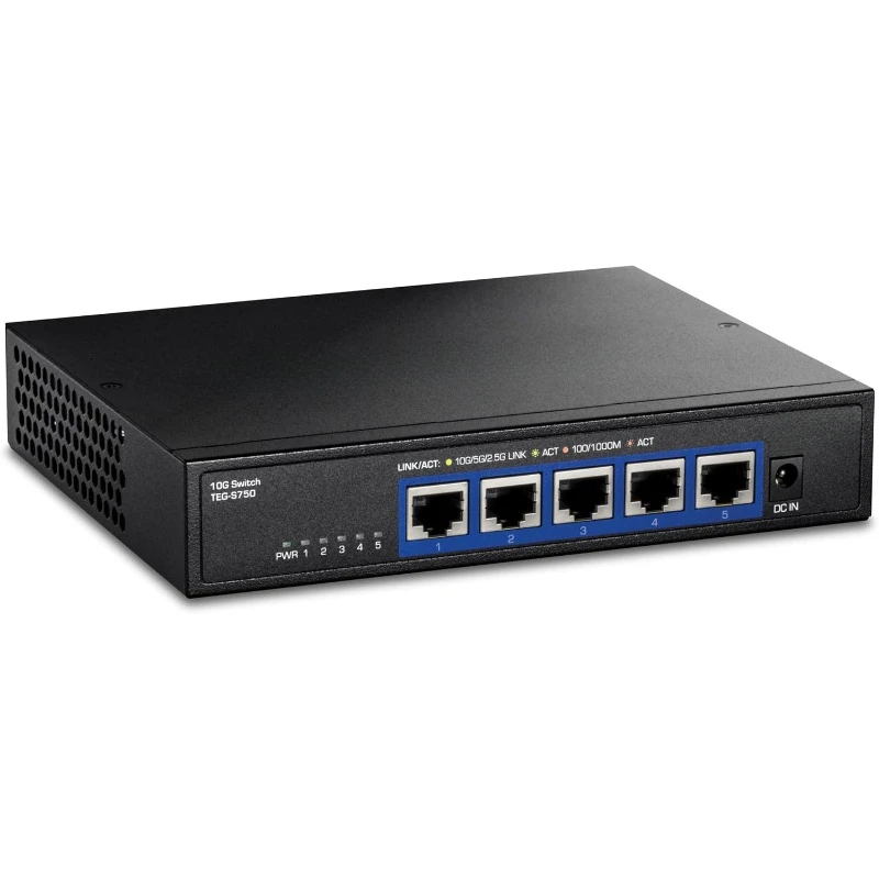 5-портовый коммутатор 10G, 5 портов 10G RJ-45, коммутационная способность 100 Гбит/с, поддержка подключения 2,5G и 5G-BASE-T, пожизненная защита
5-портовый коммутатор 10G, 5 портов 10G RJ-45, коммутационная способность 100 Гбит/с, поддержка подключения 2,5G и 5G-BASE-T, пожизненная защита