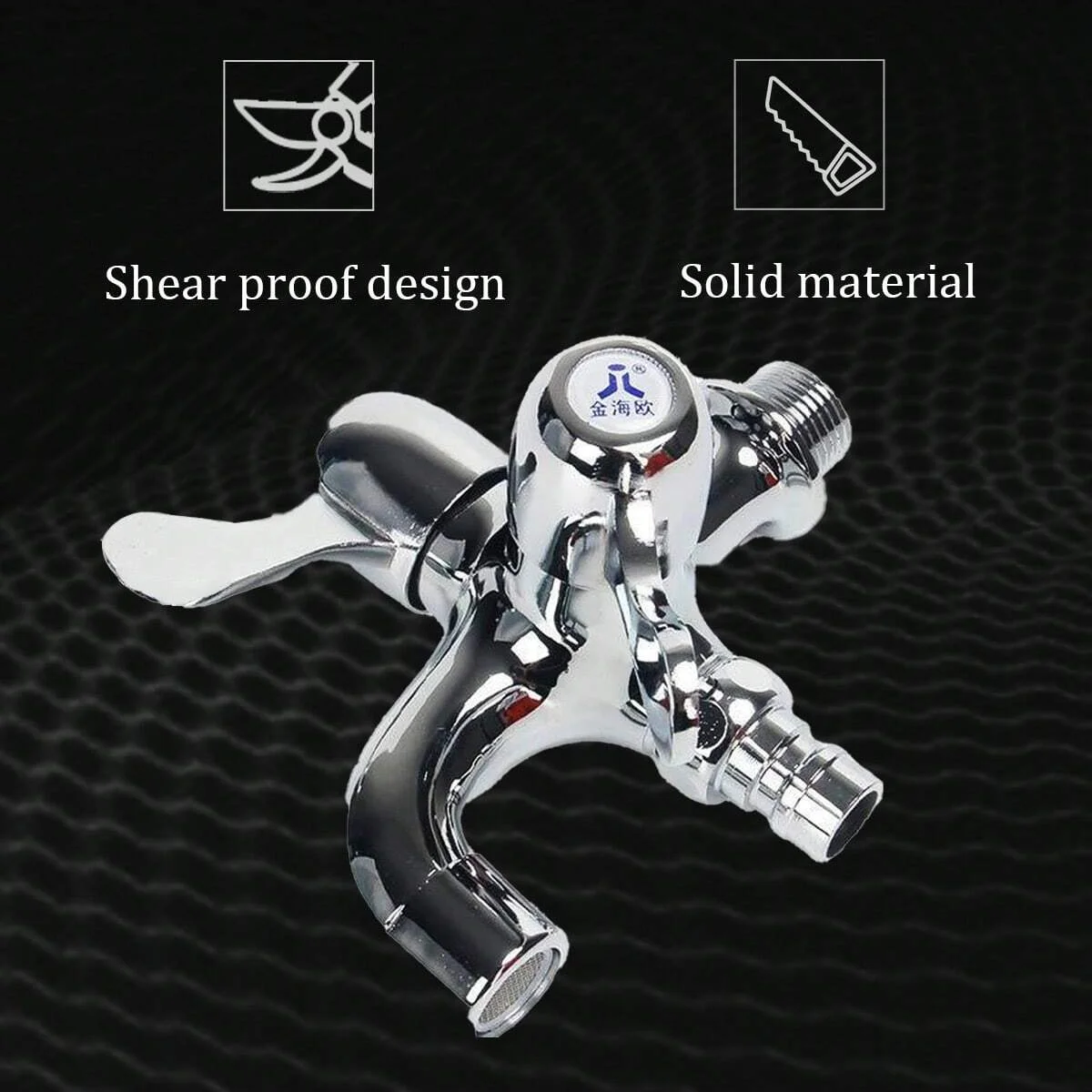 One all-copper washing machine faucet special universal connector one-part-one-in-two-out household automatic dual spout
One all-copper washing machine faucet special universal connector one-part-one-in-two-out household automatic dual spout