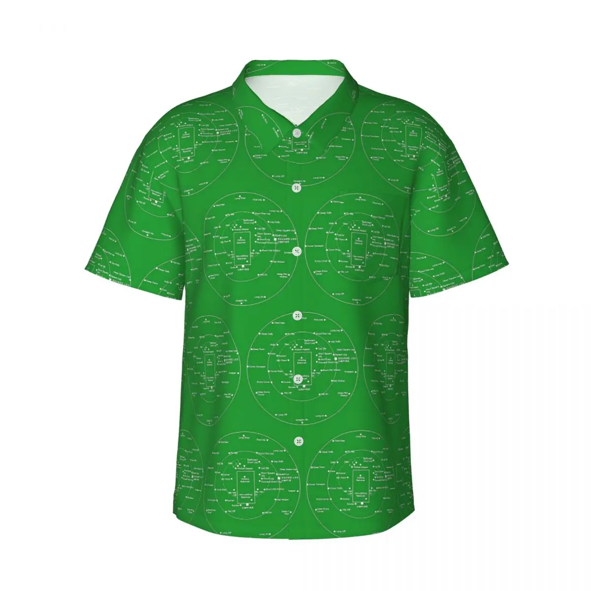 Cricket Pitch Positions- Fielding Positions Diagram Men's Shirts Hawaiian Short Sleeve Shirt Fashion Button Tops Summer Beach
Cricket Pitch Positions- Fielding Positions Diagram Men's Shirts Hawaiian Short Sleeve Shirt Fashion Button Tops Summer Beach