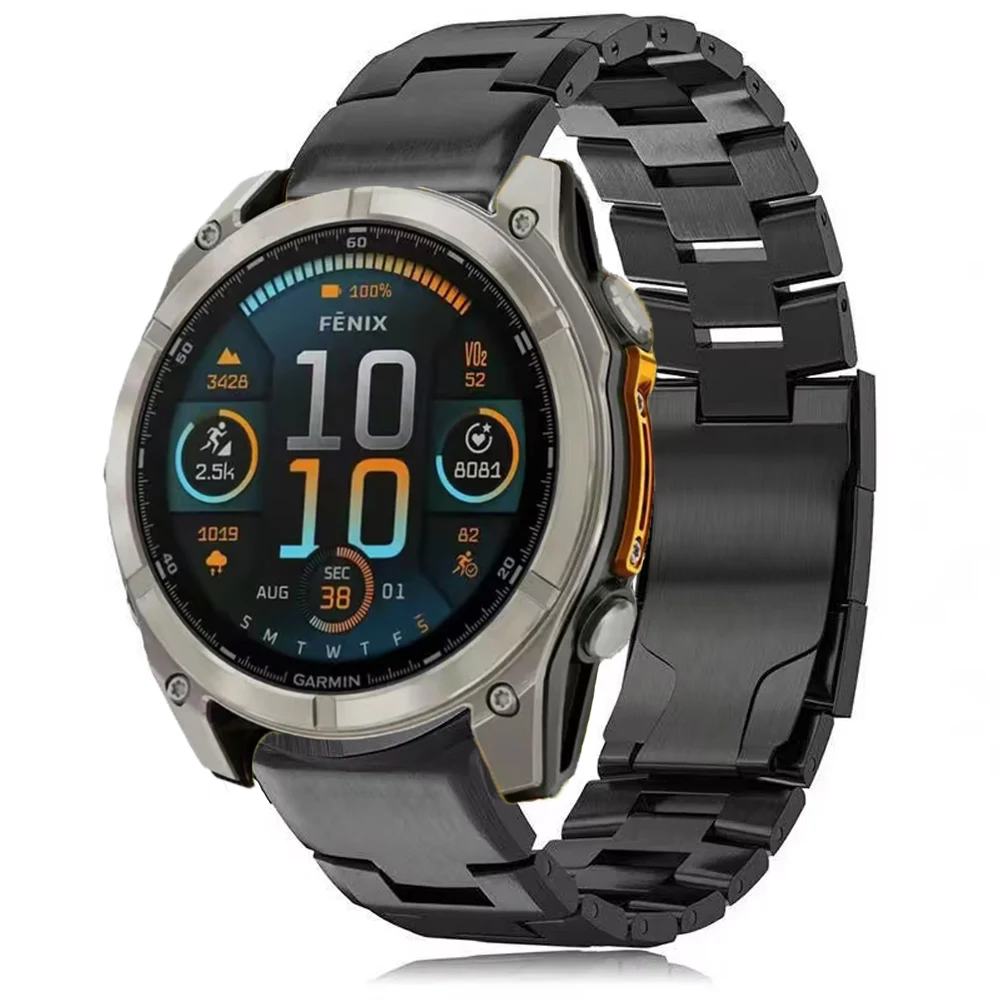 22mm 26mm Quick Fit Titanium alloy watchband for Garmin Tactix 8/Fenix 8/51mm 47mm 7X Pro Enduro3 High-end wristband for 965 265
22mm 26mm Quick Fit Titanium alloy watchband for Garmin Tactix 8/Fenix 8/51mm 47mm 7X Pro Enduro3 High-end wristband for 965 265