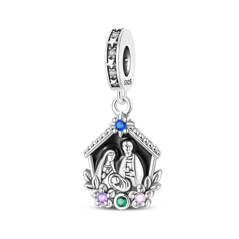 925 Sterling Silver Charms Bead Jesus Birth Pendant Dangle Fit Original Bracelet DIY Women Jewelry Gift
925 Sterling Silver Charms Bead Jesus Birth Pendant Dangle Fit Original Bracelet DIY Women Jewelry Gift