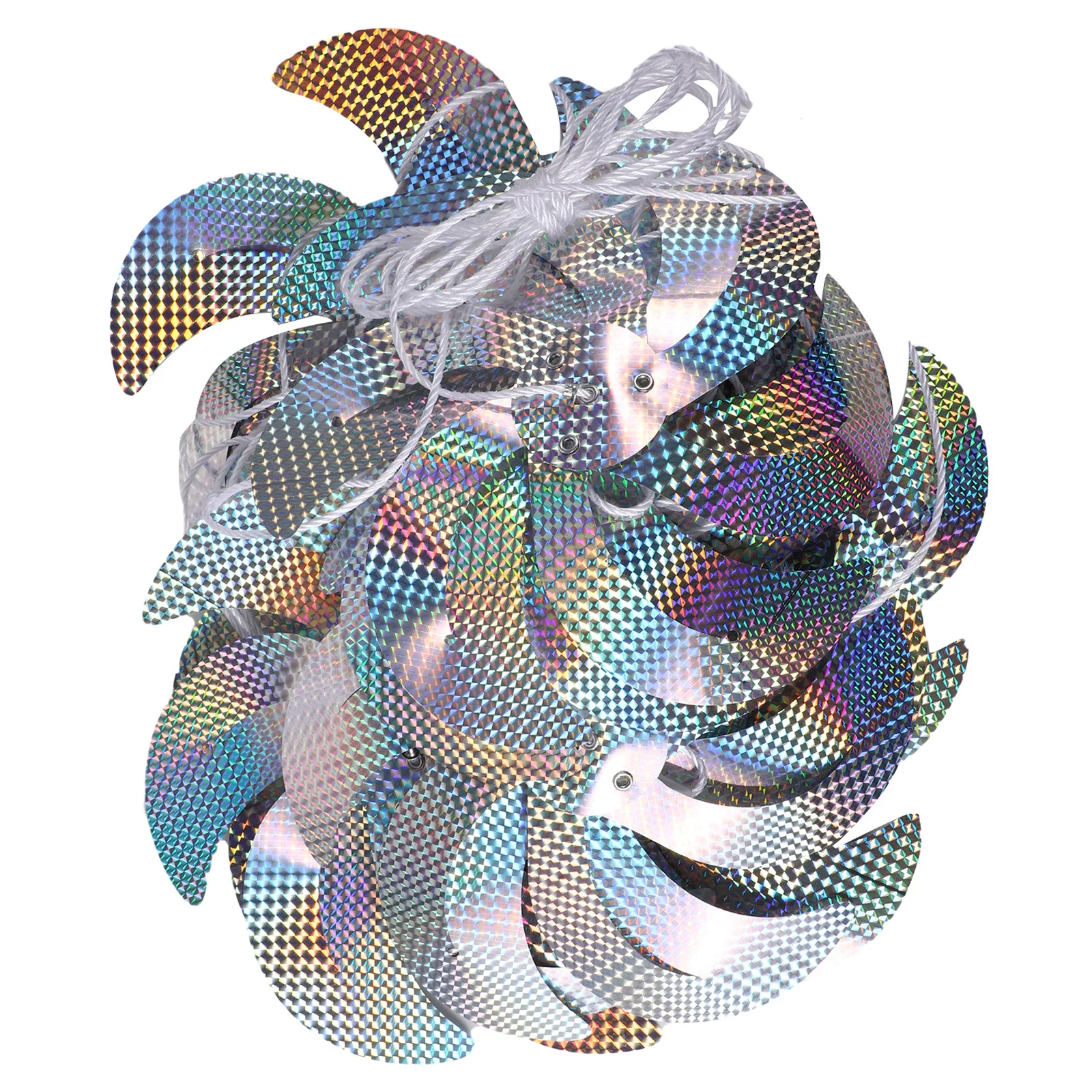 1Set Reflective Pinwheels String 10M Sparkly Rotating Bird Repellent Outdoor Garden Yard Decoration Whirlwind Banishment Tool
1Set Reflective Pinwheels String 10M Sparkly Rotating Bird Repellent Outdoor Garden Yard Decoration Whirlwind Banishment Tool