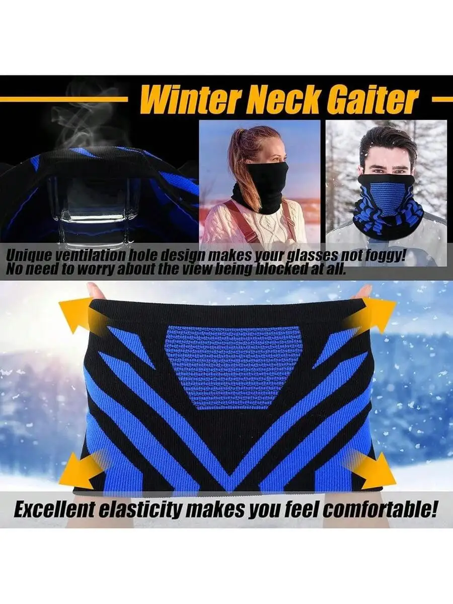 Winter Neck Gaiter Windproof Breathable Face Mask For Ski Cycling Running Outdoor
Winter Neck Gaiter Windproof Breathable Face Mask For Ski Cycling Running Outdoor