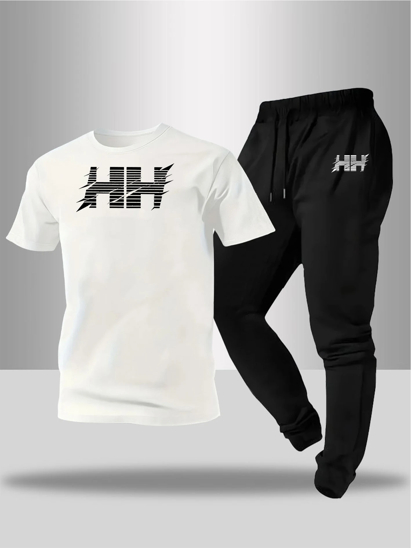 Men'S Quick-Drying Short Sleeve + Pants Two-Piece Summer Cool Non-Stuffiness Sweat-Wicking Casual Sports Set Commuting Leisure
Men'S Quick-Drying Short Sleeve + Pants Two-Piece Summer Cool Non-Stuffiness Sweat-Wicking Casual Sports Set Commuting Leisure
