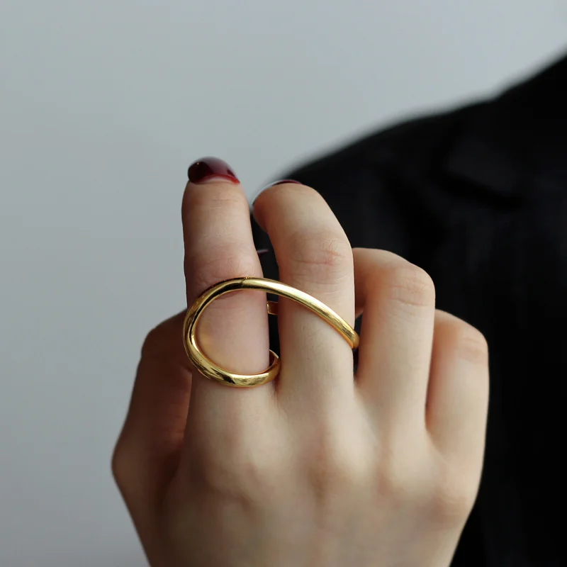 Luxury brand genuine real jewels J1116 Style Minimalist Design S925 Sterling Silver Hollow Twisted Geometric Female Open Index F
Luxury brand genuine real jewels J1116 Style Minimalist Design S925 Sterling Silver Hollow Twisted Geometric Female Open Index F