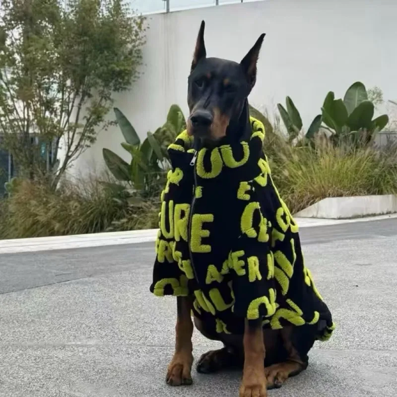 Fashion Clothes For Media Large Dogs Winter Warm Golden Retriever Fall Pet Thickened Hooded Lamb Wool Cotton-on Dog Down Parkas
Fashion Clothes For Media Large Dogs Winter Warm Golden Retriever Fall Pet Thickened Hooded Lamb Wool Cotton-on Dog Down Parkas