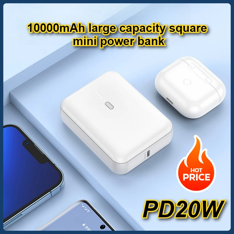 10000mAh Large-capacity Square Mini Power Bank Light Compact and Portable Ultra-thin Mobile Power Supply
10000mAh Large-capacity Square Mini Power Bank Light Compact and Portable Ultra-thin Mobile Power Supply