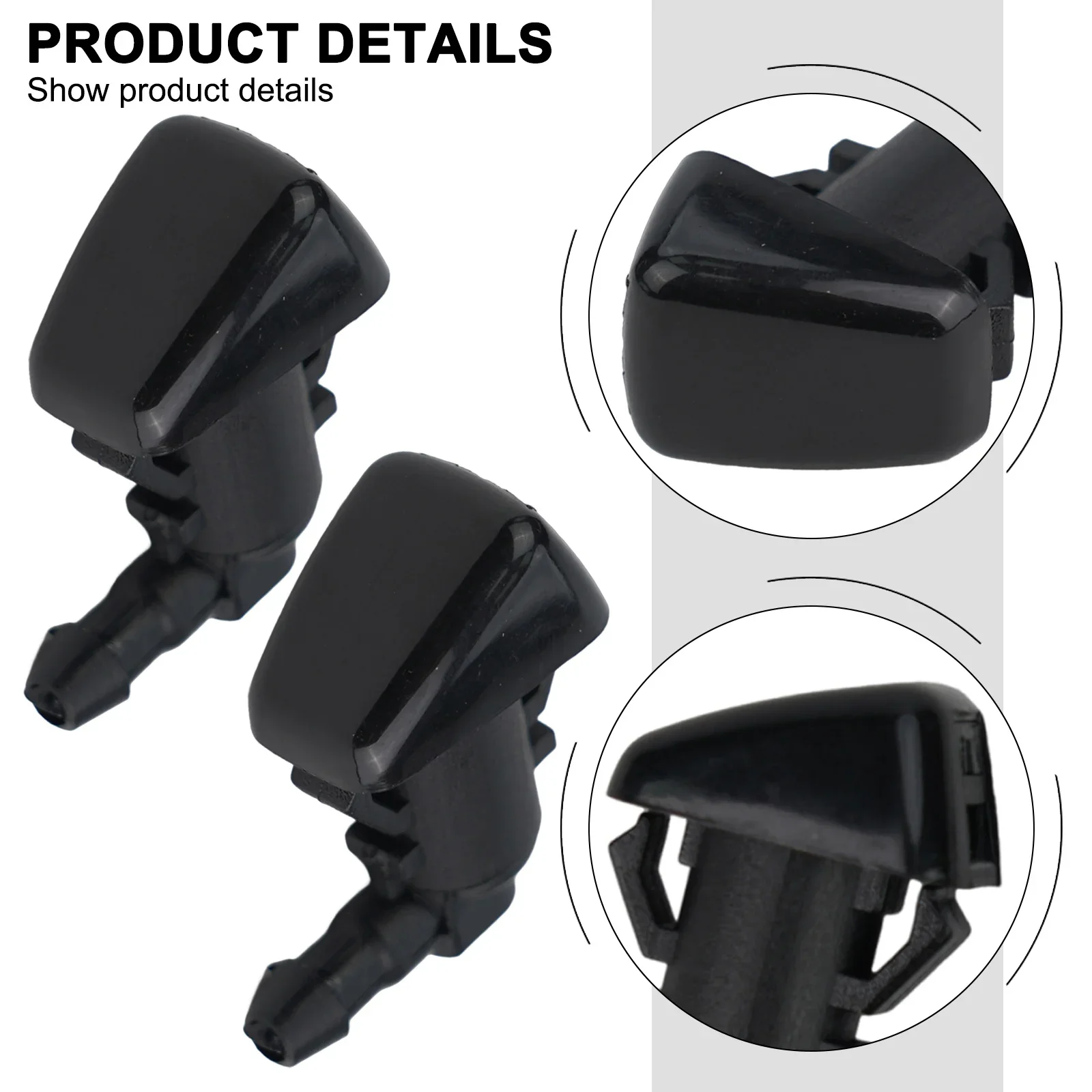 1pcs ABS Front Windshield Washer Nozzle Wiper For Jeep 2006-2010 /04806312AA 55157319AA Black Parts Accessories
1pcs ABS Front Windshield Washer Nozzle Wiper For Jeep 2006-2010 /04806312AA 55157319AA Black Parts Accessories