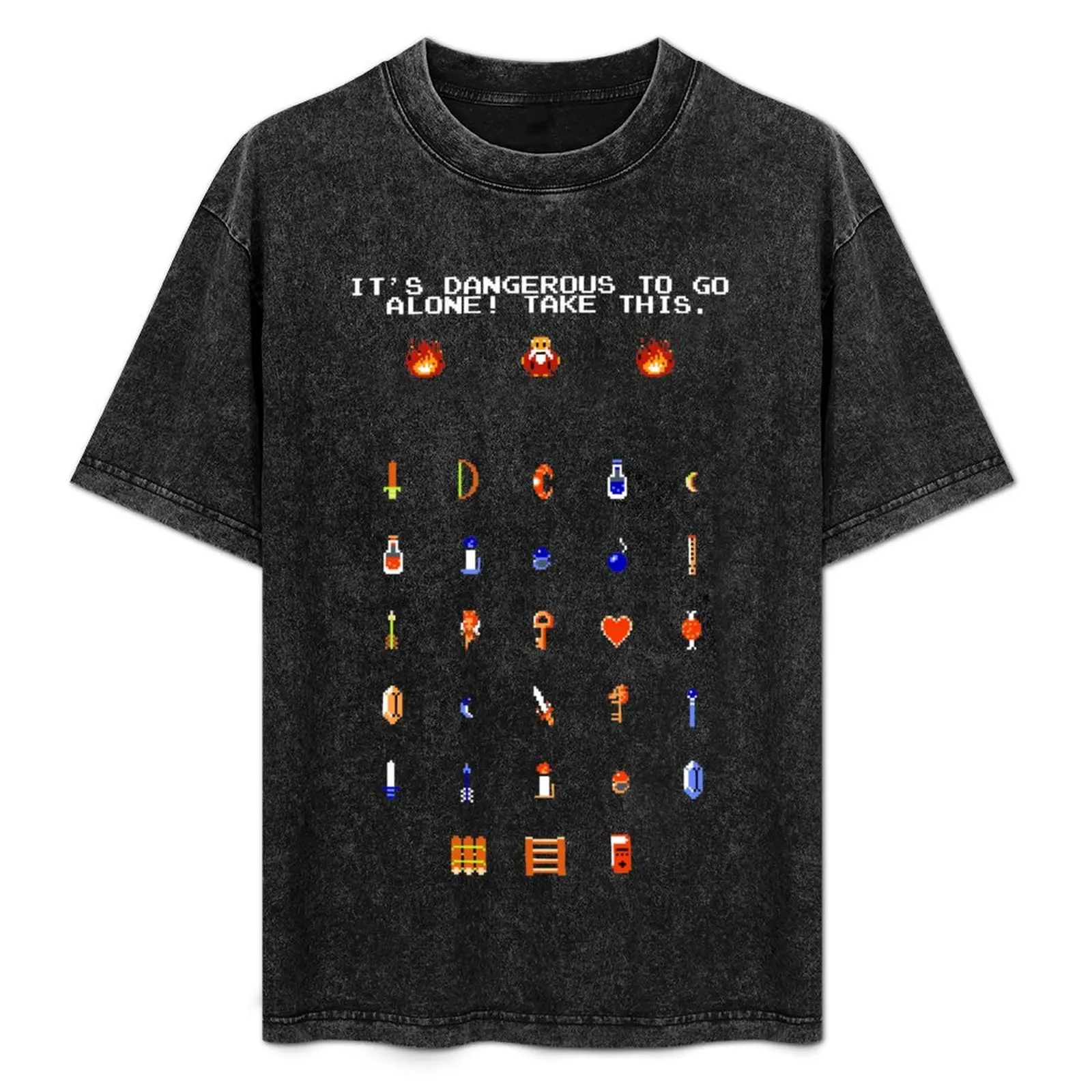 It's dangerous to go alone! T-Shirt Work Basic Short Sleeve Top
It's dangerous to go alone! T-Shirt Work Basic Short Sleeve Top