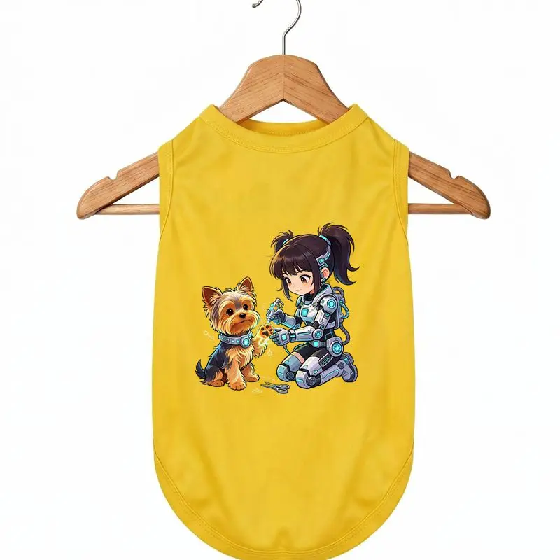 Cute Dog Tank Top Summer Vest Kawaii Girl Print Breathable Pet Clothes Small Dog Apparel
Cute Dog Tank Top Summer Vest Kawaii Girl Print Breathable Pet Clothes Small Dog Apparel