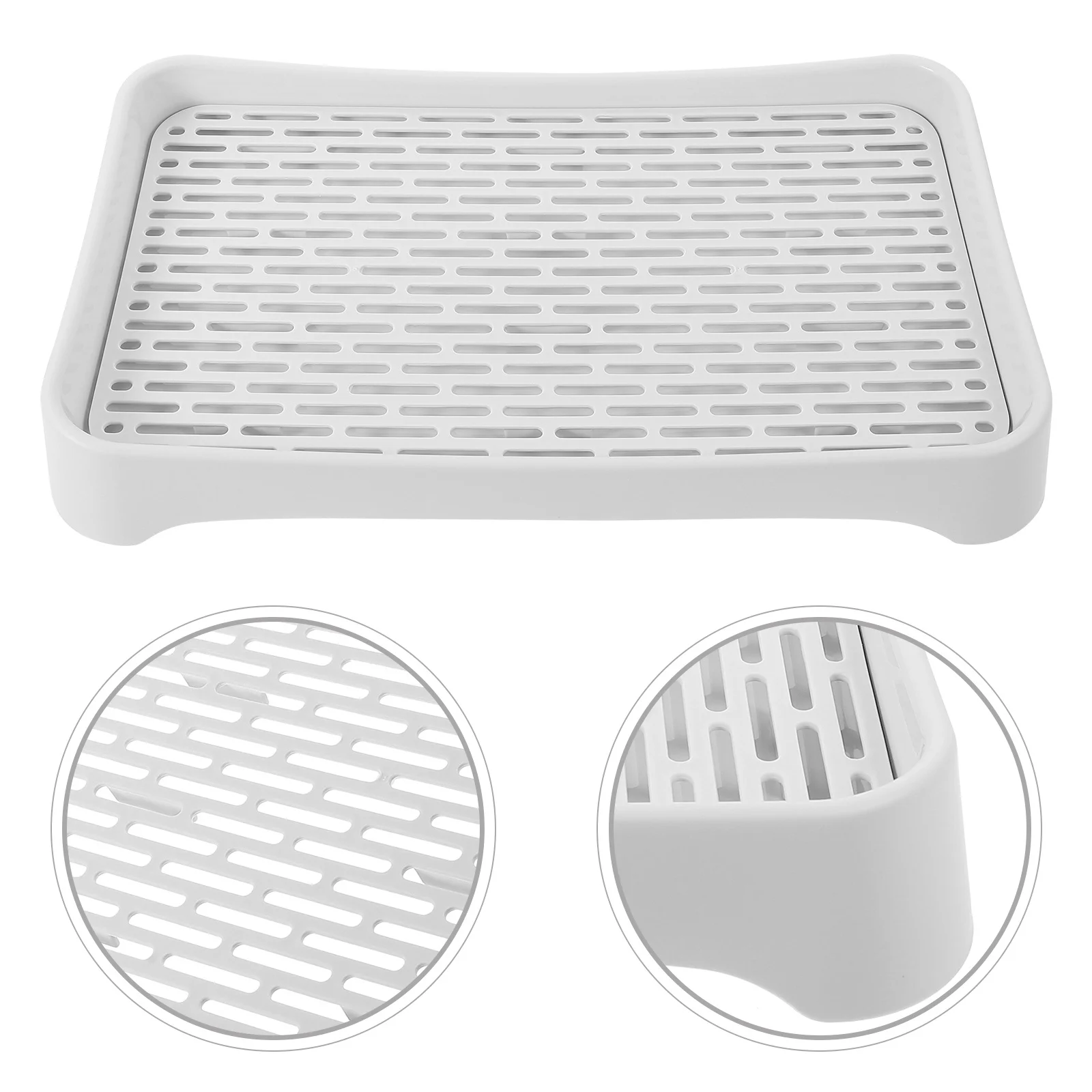Drain Board For Kitchen Counter Drying Pad Dish Drainer Tray Fruit Vegetable Draining Plate Tea Pot Storage Rack Double Layer 
Drain Board For Kitchen Counter Drying Pad Dish Drainer Tray Fruit Vegetable Draining Plate Tea Pot Storage Rack Double Layer