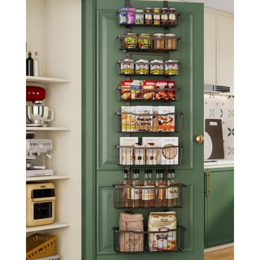 Over The Door Organizer 8-Tier Over The Door Pantry Organizer with Adjustable Baskets Metal Hanging Pantry Organizers and Stora
Over The Door Organizer 8-Tier Over The Door Pantry Organizer with Adjustable Baskets Metal Hanging Pantry Organizers and Stora