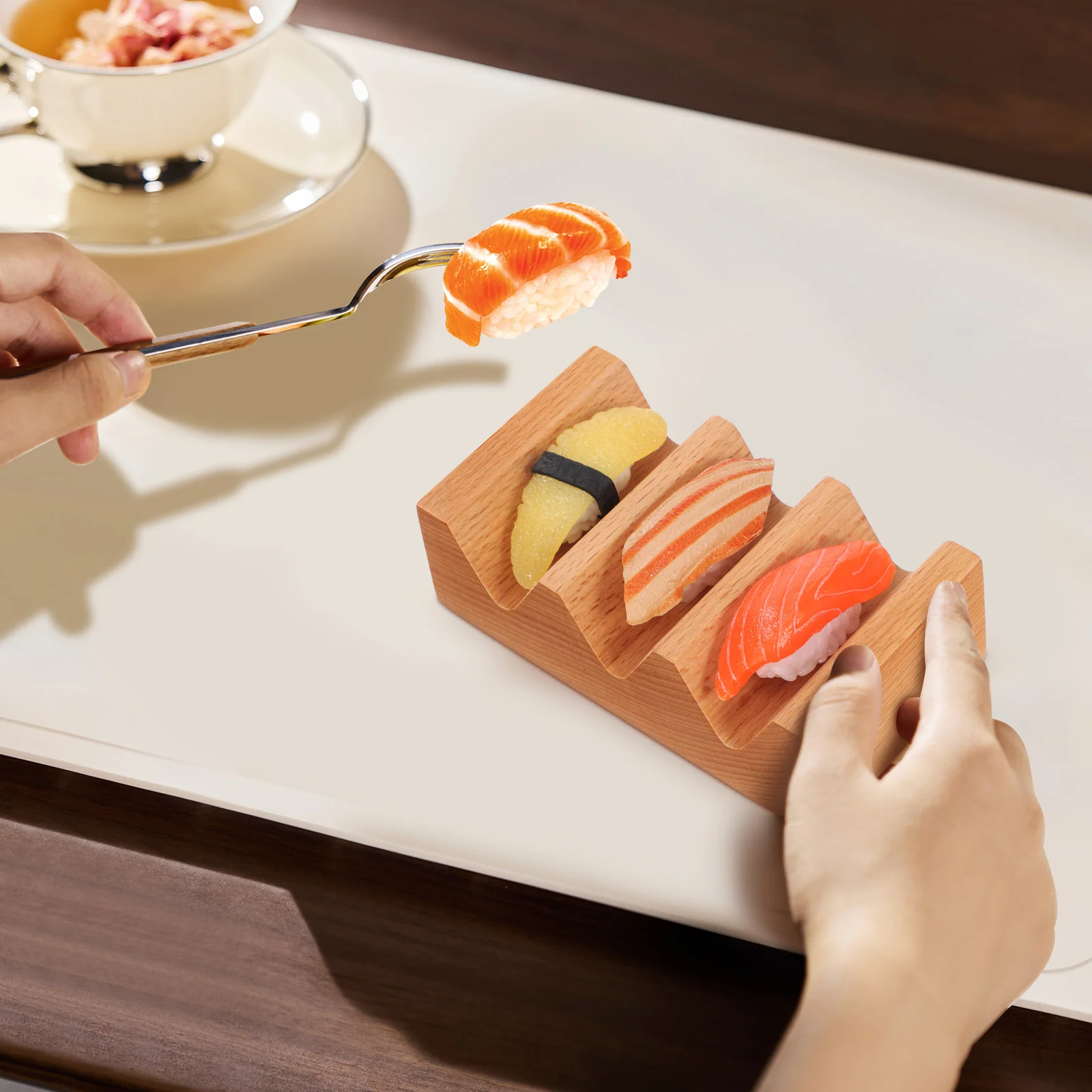 Sushi Wooden Stand Tray Restaurant Food Japanese Style Reusable Holder Rack Counter Display Tool Roll Maker Cake Holder
Sushi Wooden Stand Tray Restaurant Food Japanese Style Reusable Holder Rack Counter Display Tool Roll Maker Cake Holder