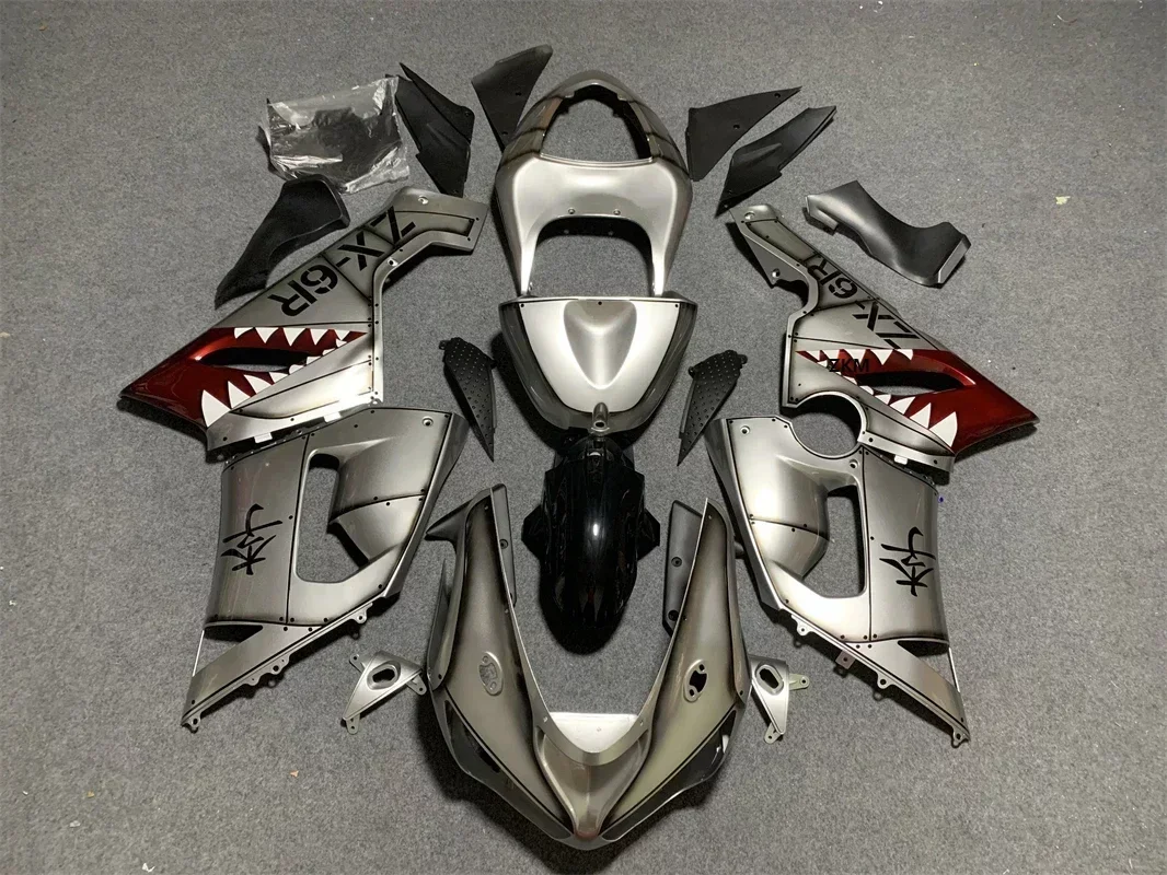 New ABS Plastic Shell Motorcycle Fairing kit Fit For Kawasaki Ninja ZX6R 636 ZX-6R 2005 2006 05 06 Custom silver
New ABS Plastic Shell Motorcycle Fairing kit Fit For Kawasaki Ninja ZX6R 636 ZX-6R 2005 2006 05 06 Custom silver