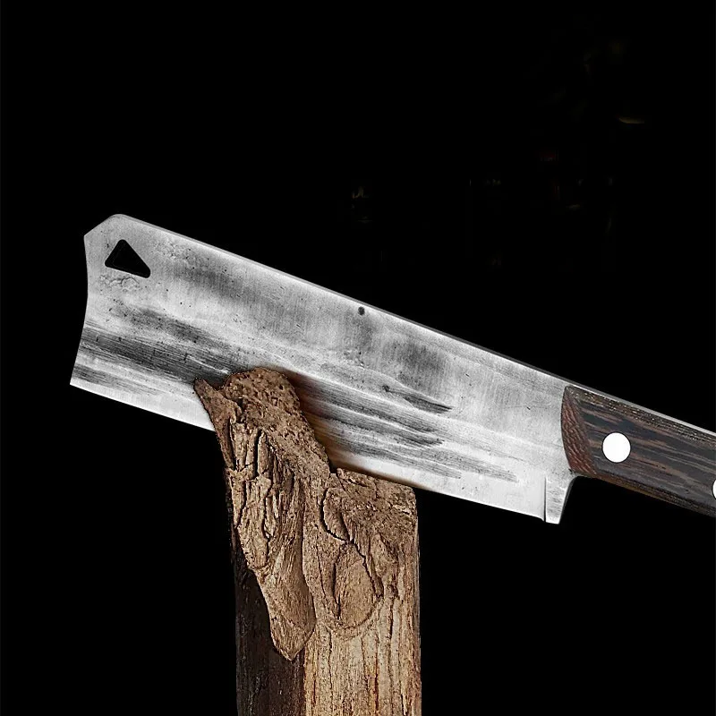Forged Firewood Chopper, Household Agricultural Splitting Knife, Outdoor Small Cutter for Trees and Bamboo C2612
Forged Firewood Chopper, Household Agricultural Splitting Knife, Outdoor Small Cutter for Trees and Bamboo C2612