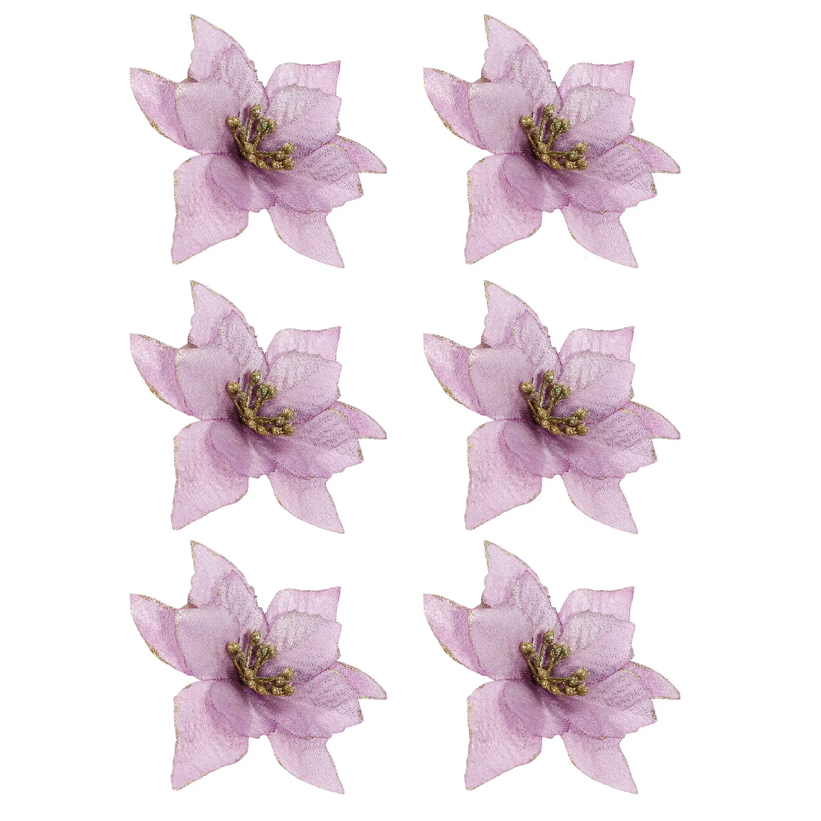 6 Pcs Artificial Christmas Flowers Decorative Jesus Ornaments Purple Small DIY Handmade Environmental Friendly Unique Shape
6 Pcs Artificial Christmas Flowers Decorative Jesus Ornaments Purple Small DIY Handmade Environmental Friendly Unique Shape