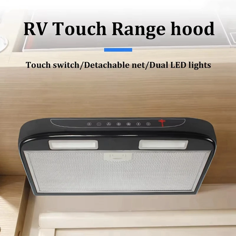 AM-Caravan Range Hood Caravan Accessories Dual LED Light Design Black Super Oil Absorber Suitable For RV Motorhome Camper
AM-Caravan Range Hood Caravan Accessories Dual LED Light Design Black Super Oil Absorber Suitable For RV Motorhome Camper