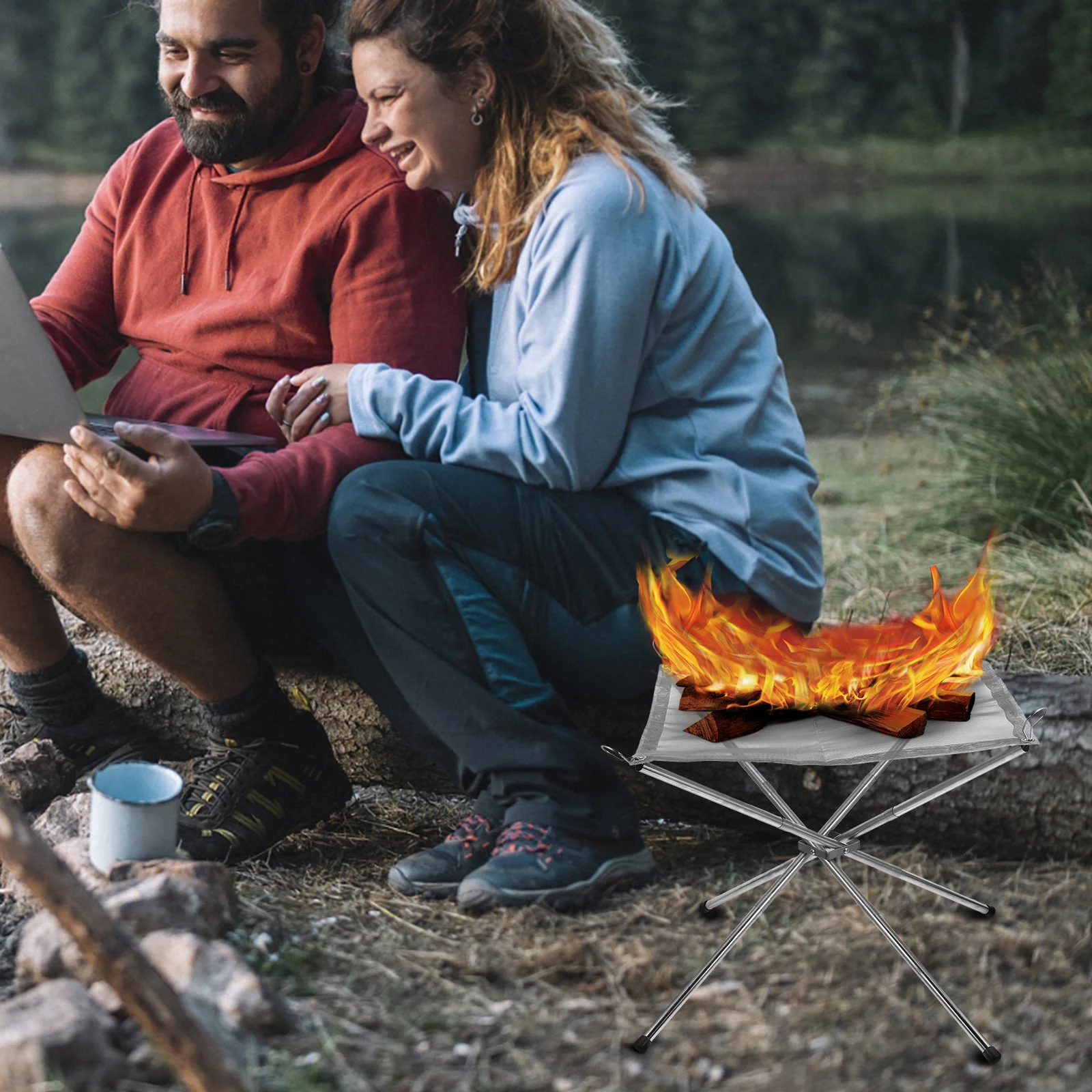 Outdoor Folding Wood Stove Campfire Cooking Stand Grill Camping Portable Bonfire Rack 304 Stainless Steel
Outdoor Folding Wood Stove Campfire Cooking Stand Grill Camping Portable Bonfire Rack 304 Stainless Steel