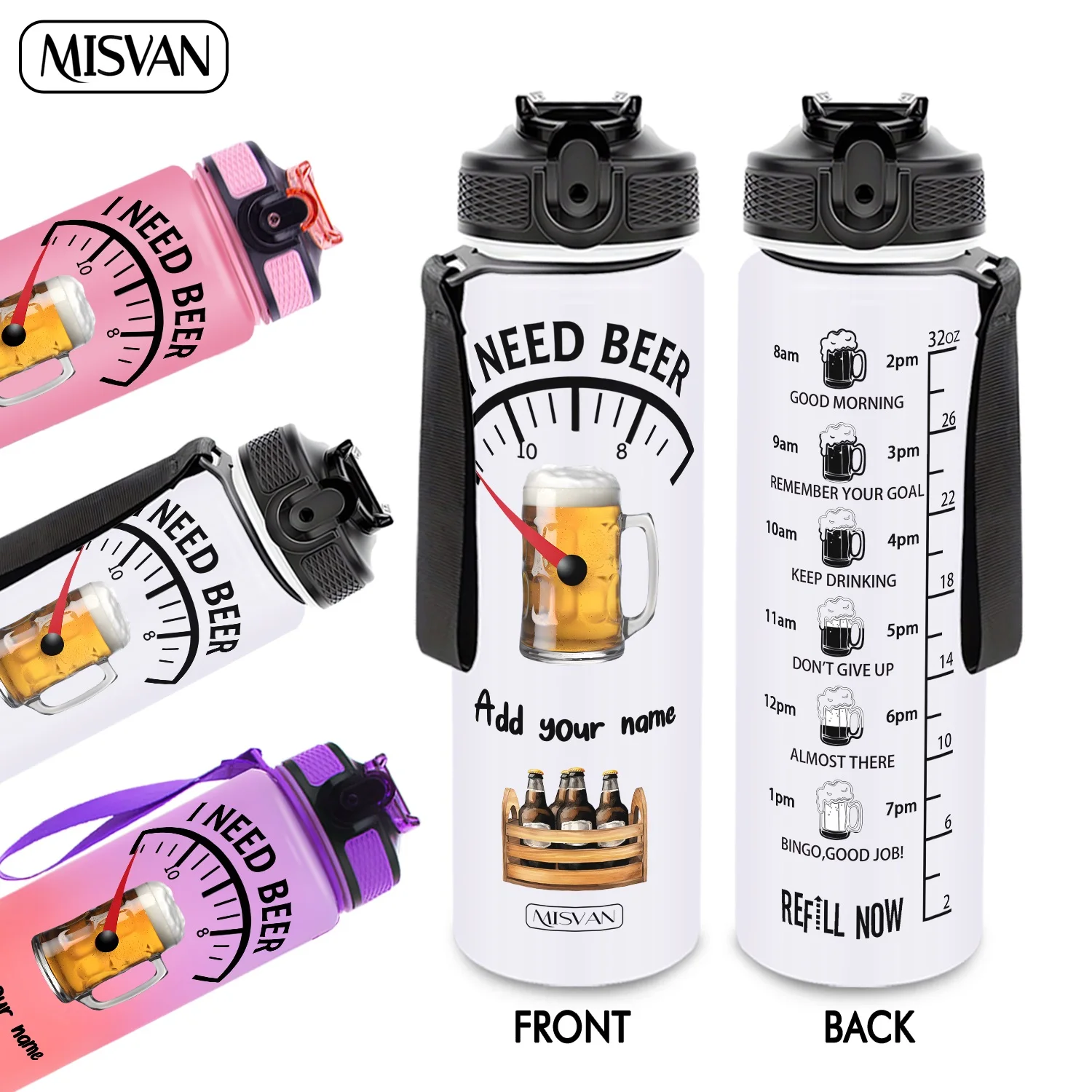 1PC,Customization Name 32oz Water Bottle,Funny Beer Progress Chart Print,Encourage Daily Hydration,for Gym Outdoor Cycling
1PC,Customization Name 32oz Water Bottle,Funny Beer Progress Chart Print,Encourage Daily Hydration,for Gym Outdoor Cycling