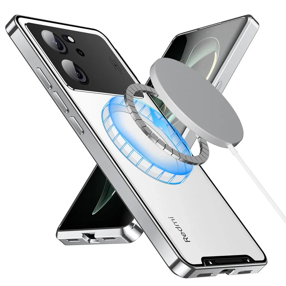 Magsafe Wireless Charging Metal Case For Xiaomi Mi 13 13T Pro Case Aluminum Alloy Acrylic Shell For Xiaomi Redmi K60 Ultra Cover
Magsafe Wireless Charging Metal Case For Xiaomi Mi 13 13T Pro Case Aluminum Alloy Acrylic Shell For Xiaomi Redmi K60 Ultra Cover