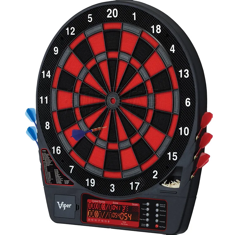 Детский электронный дартс с автоматическим подсчетом очков, системой голосового сопровождения на английском языке и функцией безопасности. Комплект для соревнований.
Детский электронный дартс с автоматическим подсчетом очков, системой голосового сопровождения на английском языке и функцией безопасности. Комплект для соревнований.