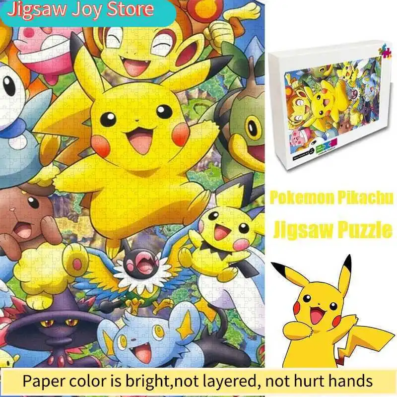 Pokemon Puzzle Jigsaw Cartoon Anime Kawaii Pikachu Pcs Intelligence Puzzles Kids Gifts with Box
Pokemon Puzzle Jigsaw Cartoon Anime Kawaii Pikachu Pcs Intelligence Puzzles Kids Gifts with Box