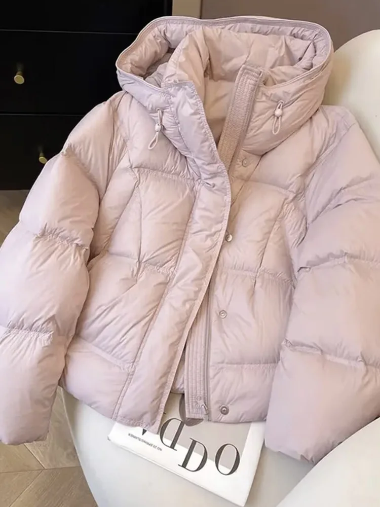 Korean Style Loose Fit Hooded Duck down Jacket Women's Fashionable Winter Coat Warmth Guaranteed Cloudy Turtle Back Design
Korean Style Loose Fit Hooded Duck down Jacket Women's Fashionable Winter Coat Warmth Guaranteed Cloudy Turtle Back Design