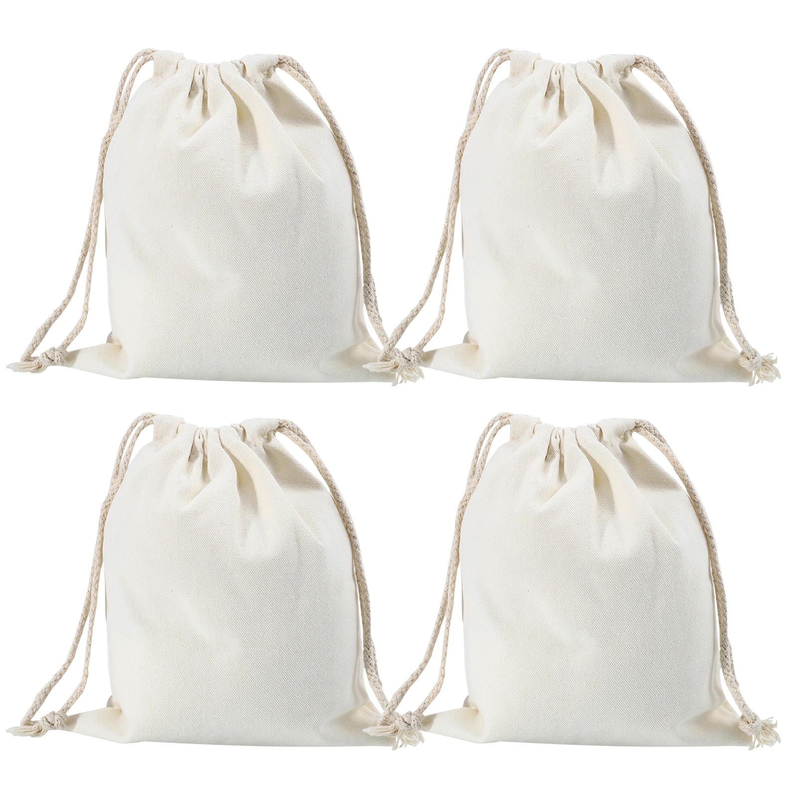 4 Pcs Drawstring Storage Bag Canvas Pocket Beige Household Buggy Fitness Sturdy Durable Jewelry Candy Watch Gift Gemstone
4 Pcs Drawstring Storage Bag Canvas Pocket Beige Household Buggy Fitness Sturdy Durable Jewelry Candy Watch Gift Gemstone