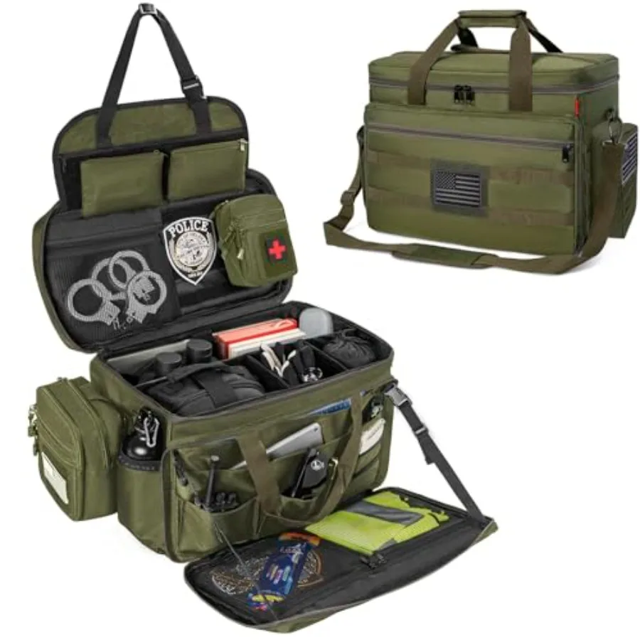 Patrol Bag Law Enforcement, Police Gear Bag Car Front Seat Organizer for Police with Laptop Layer and Cup Holders, MOLLE System
Patrol Bag Law Enforcement, Police Gear Bag Car Front Seat Organizer for Police with Laptop Layer and Cup Holders, MOLLE System