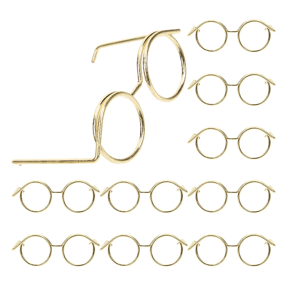 10 Pcs Eyeglasses for Dolls Metal Wire Round Frame Dress Up Accessories Creative Dress Up Accessories Fun
10 Pcs Eyeglasses for Dolls Metal Wire Round Frame Dress Up Accessories Creative Dress Up Accessories Fun